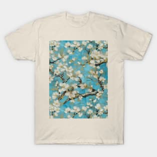 Almond Blossom Pattern, Vincent van Gogh T-Shirt